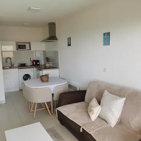 Les Pins 2 Pieces Vue Mer Piscine Parking * 앙티브